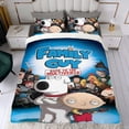 thumbnail image 4 of Padre de Familia Conjunto de sábanas temático, trío de piezas, cómodo y amigable con la piel, diseño único, regalo de decoración para el hogar para familiares, amigos y fans,140cm *210cm, 4 of 6