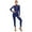 Navy Blue, variant on Alvivi Women One Piece Full Length Gymnastics Leotard Figure Skating Jumpsuit Bodysuit Catsuit Royal Blue M
