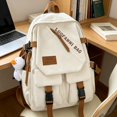 thumbnail image 5 of Large Capacity Minimalist Nylon Backpack Casual Trendy Travel Daypack for College Women Men, 5 of 5