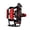 Red, variant on Motorcycle Cup Holder 360 Rotation Adjustable Mount Fits 55-85mm Bottles Secure Aluminum Construction
