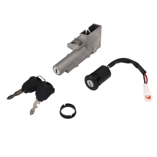 Juego de cilindro de cerradura de encendido, conjunto de interruptor de cerradura con 2 llaves de repuesto para Sur Ron Light Bee XS
