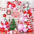 thumbnail image 1 of Juego de guirnaldas con forma de arco con forma de globo Paready, 107 unidades, rojo, rosa y verde, 1 of 7