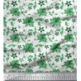 thumbnail image 1 of Soimoi Rayon Fabric Leaves & Floral Artistic Print Fabric by Yard 56 Inch Wide, 1 of 1