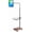 15.4 x 11 x 11 inches, variant on Adjustable Floor Tablet Stand with Rolling Base, Flexible Gooseneck Mount, Wood Platform, Mobile Device Holder for Indoor Use