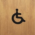 thumbnail image 4 of COOPHYA Toilet Disabled Wheelchair Acrylic Sign for Public Buildings with Clear Marking, 4 of 8