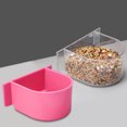thumbnail image 3 of TAROFISH 2Pcs Bird Feeder Bowl, Safe Bird Cage Feeder, Bird Cage Small Bowl, Sturdy Con Bird Food Tray for Small Birds., 3 of 7