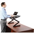 thumbnail image 3 of Rallonge de bureau 4LTB de T-Zone Standing en noir, 3 of 3