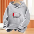 thumbnail image 3 of Nueva sudadera con capucha con estampado de "Ayúdame a tener batería baja" para niños, sudaderas para niños, abrigo básico de hip hop para primavera y otoño, ropa para bebés y niños, 3 of 5