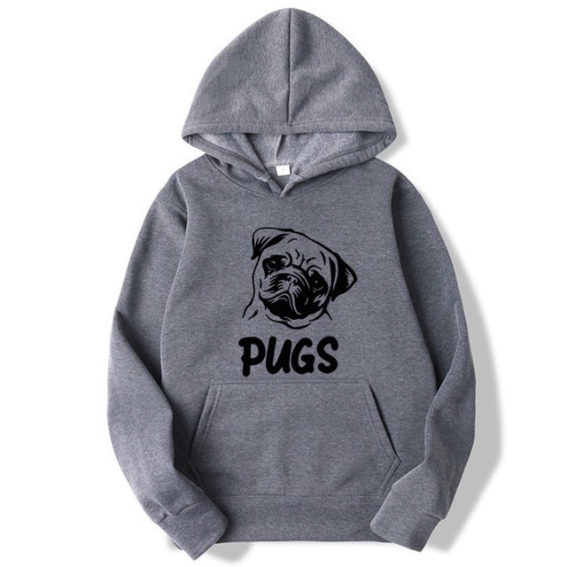 Hip hop Chandail Imprimé Carlin pour Hommes et Femmes (Darkray, S)