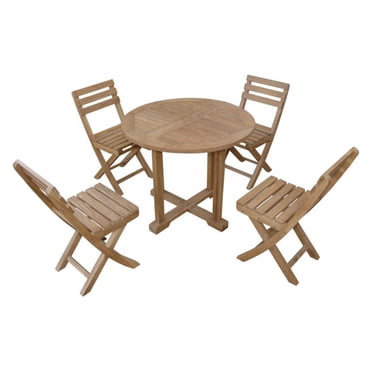 Anderson Teak Alabama Round Patio Dining Set