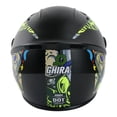 thumbnail image 4 of Casco GHIRA GH1300 Kids Azul Verde Mate Rocket Travel Cerrado XS, 4 of 5