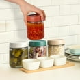 thumbnail image 3 of Frasco de vidrio EONJOE para overnight oats 500 ml, pack de 4 para meal prep, 3 of 7