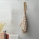 thumbnail image 4 of Toallero Grande de Madera para Pared - Toallero Rústico de 15 Cm con Resorte de Acero Inoxidable, Decoración Rústica Artesanal para Toallas y Mantas, 4 of 5
