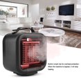 thumbnail image 4 of Calentador de cerámica Mini PTC para el hogar, máquina de ventilador caliente para el hogar, oficina, enchufe japonés, CA 100V, 4 of 8