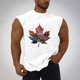 thumbnail image 1 of Camiseta sin mangas de cuello redondo para hombre, informal, a la moda, sin mangas, con estampado, cuello redondo, deportiva, de poliéster, 1 of 5