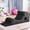 Black, variant on Convertible Yoga Chair for Adults, Ergonomic Foam Lounge with Lumbar Pillow, Washable Cover, Side Pocket, No Assembly Needed – Great for Exercise, Stretching & Relaxation Black