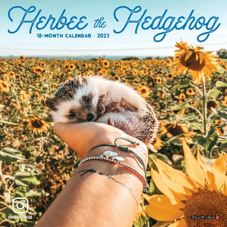 UPC: 0709786073382 | Herbee the Hedgehog 2023 Mini Wall Calendar