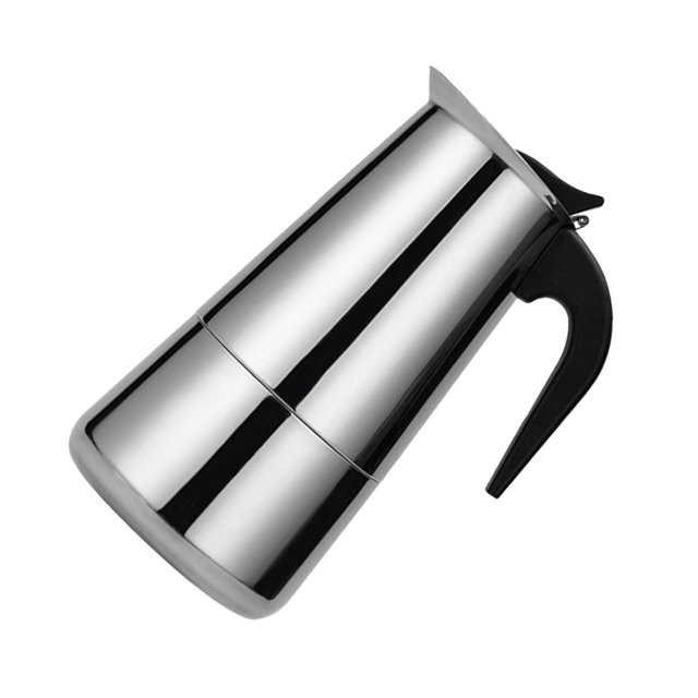 ORDDIART Coffee Brewer Silver Coffee Pot Stovetop Espresso Pots 1Pack