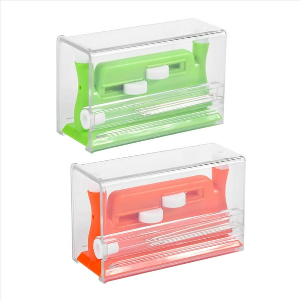 Enhebrador de Aguja AutomáTico de 2 Uds, Enhebrador de Aguja de Herramienta de Costura, Enhebrador de Aguja AutomáTico para Coser una Mano (Verde + Naranja)