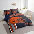 thumbnail image 3 of Manfei Sports Theme Bedding Comforter Set 7pcs,American Football Queen Bedding Sets,Chicago Queen Sheet Sets For Child Boys,Microfiber Bedroom Decorative,Reversible, 3 of 8