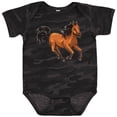 thumbnail image 3 of Inktastic Wild Mustang Horse Galloping Boys or Girls Baby Bodysuit, 3 of 5