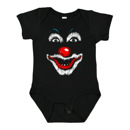 

Inktastic Scary Clown with a Toothless Big Smile Gift Baby Boy or Baby Girl Bodysuit