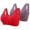 Purple, variant on Front Closure Bras for Women Wireless Bras for Women 2PCS Push up Bras No Underwire Posture Correcting Retro Full Coverage Bras Solid Embroidered Underwear for Ladies Workout 42/95 Purple
