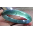 thumbnail image 3 of Icy Green Natural A JADE Jadeite Bangle Bracelet 59 mm 683401 TN, 3 of 13