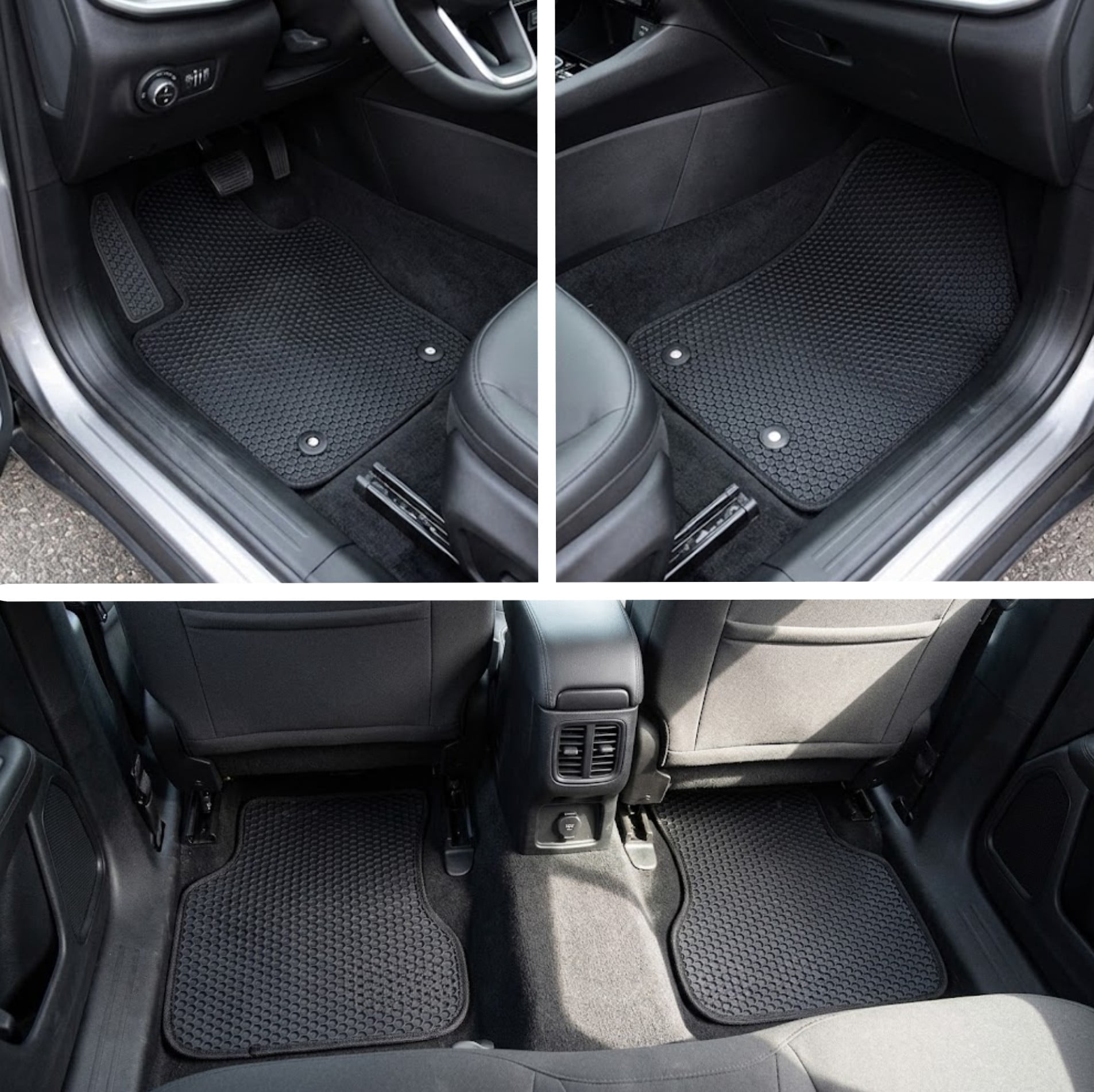 Floor Mats All Weather Fit for 2017 to 2026 Jeep Compass, Front and Rear Set