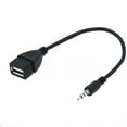 thumbnail image 6 of 3.5mm Male Audio AUX Jack to USB 2.0 Type A Female Adapter Cable Converter OTG S5L3, 6 of 9
