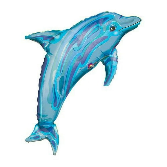 Burton & Burton 37"Jewel Blue Dolphin Balloon