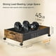 thumbnail image 3 of FOUCSSOMEI Almacenamiento debajo de la cama de tamaño más largo, 2 paquetes de cajones debajo de la cama con ruedas, baúles de almacenamiento, almacenamiento debajo de la cama de madera, marco de meta, 3 of 5