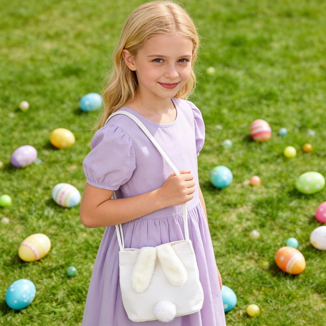 Organizadores de armario y almacenamiento, Organización y almacenamiento, Contenedores de almacenamiento, Bolsa de mano/cesta de conejito de Pascua Bolsa de almacenamiento de regalo decorativa Bolsas