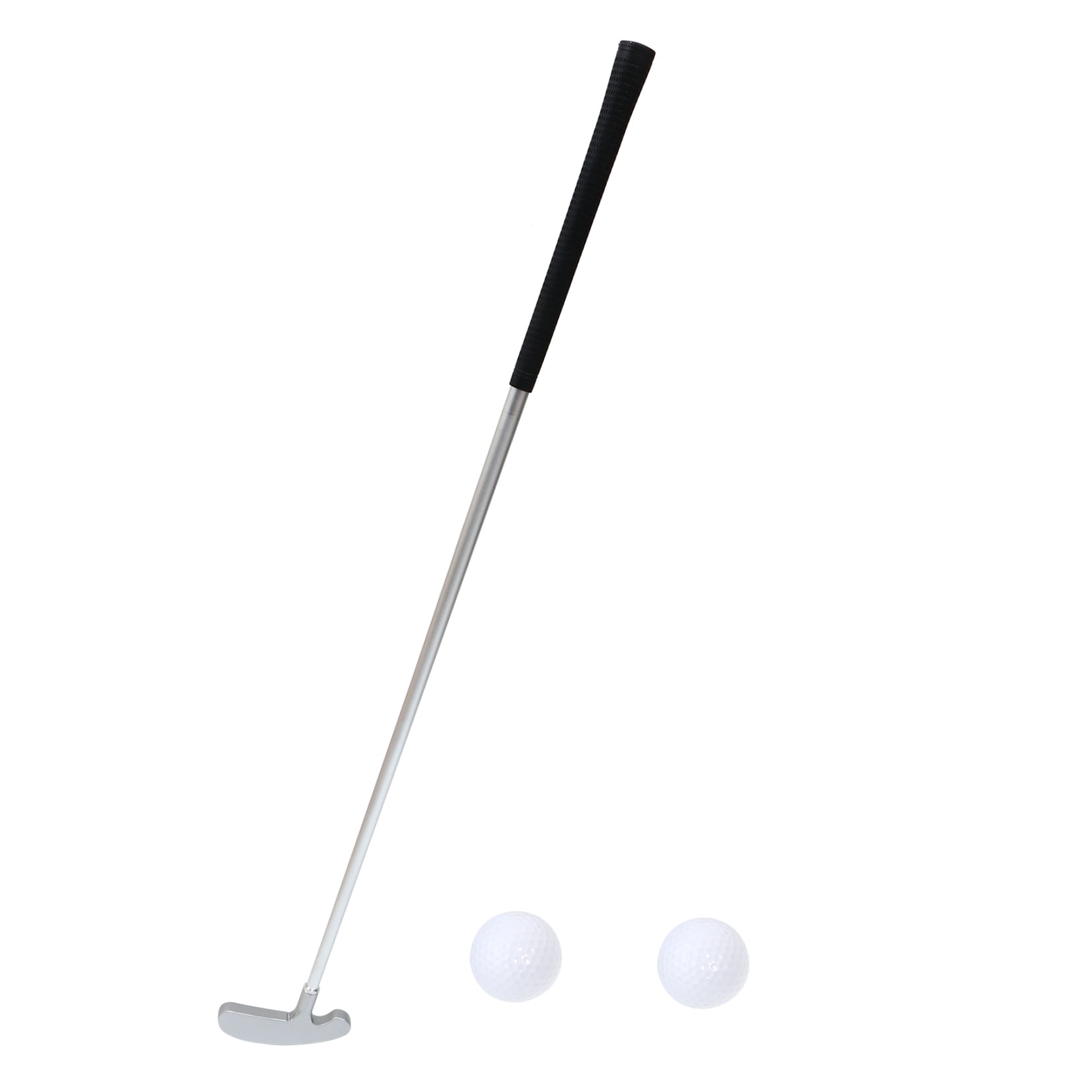 Tineasur 1Set Portable Zinc Alloy Golfs Putter Three Joint Folding Rod for Golf Training