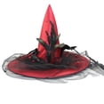 thumbnail image 2 of Disfraz de Cosplay de Halloween, Sombrero de Bruja Vintage de Halloween Sombrero de Bruja Vintage de Halloween Velos de Encaje Sombrero de Bruja Elegante y Moderno, 2 of 8