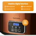 thumbnail image 4 of Toastmaster 4-Quart Digital Slow Cooker with Locking Lid, Copper, 4 of 7