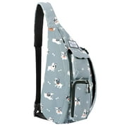 Sling Backpack - Rope Bag Crossbody Backpack Travel Multipurpose Daypacks for Men Women Lady Girl Teens
