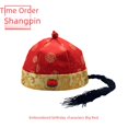 thumbnail image 5 of Sombrero de terrateniente de lugar escénico Sombrero de príncipe Sombrero de príncipe emperador Sombrero de hermano mayor Gege Sombrero de seda Qianlong Sombrero de traje Tang, 5 of 5