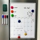 thumbnail image 1 of Pizarra de pizarra magnética para refrigerador, pizarra para , Calendario para , tablero de mensajes para niños y estudiantes, de estilo 1 Macarena tablero de mensajes del calendario del refrigerador, 1 of 8