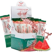 Vitalyte Electrolyte Replacement Powder Drink Mix, 25 Single Serving Stick Packs (Watermelon)