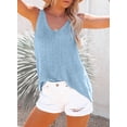 thumbnail image 2 of HOTAPEI Tank Tops for Women Casual V Neck Knit Tank Top Summer Sleeveless Tops, 2 of 6