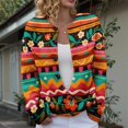 thumbnail image 2 of Kaondbfi Cardigan for Women, Button Down Cardigan Sweater Long Sleeve Sweaters Casual Trendy Fall Tops Coat Womens Winter Coat, 2 of 7