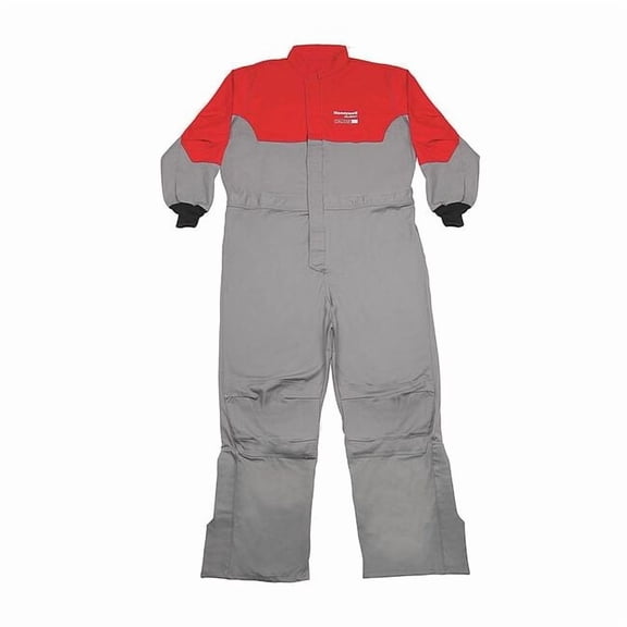 Coverall, 8 cal/sq cm ATPV, M, 30 in Inseam, Cotton/Nylon, Hook-and-Loop