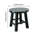 thumbnail image 3 of Dvkptbk Tabouret Rond en Bois Tabouret Nain Petit Tabouret en Bois Massif Tabouret Rond en Chêne Petit Tabouret Carré Tabouret de Buanderie Tabouret pour Changer de Chaussures, 3 of 6