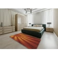 thumbnail image 5 of Ahgly Company Machine Washable Indoor Rectangle Transitional Tomato Red Area Rugs, 2' x 3', 5 of 7