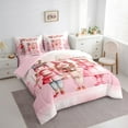 thumbnail image 3 of Manfei Girls Nutcracker Twin Bedding Sets 7 Pieces, Kids Merry Xmas Bedding Comforter Set, Christmas Theme Sheet Sets, Ultra Soft Home Decor, 3 of 7