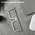 thumbnail image 5 of Portable Laptop Stand Computer Stand Laptop Stand for Desk Foldable Aluminum Laptop Riser Computer Stand Creative Glasses Shape, 5 of 8