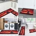 thumbnail image 6 of Set of 2 Christmas Kitchen Rugs Christmas Tree Gnomes Short Kitchen Mats for Floor Non Skid Rugs for Kitchen Floorfor Outdoor Bedroom (47x17+30x17 inches), 6 of 7