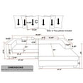 thumbnail image 5 of Alexent Sectional Sofa Deep Seat Couch Fabric Sleeper Chaise Couch Gray, 5 of 10
