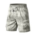 thumbnail image 5 of Sales Today YLSDY Cargo Shorts for Men 2025 Casual Summer Travel Shorts Elastic Waist Loose Fit Breathable Retro Y2k Hip Hop Streetwear Khaki XXXXL, 5 of 9